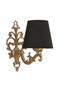 Opviq Claire Lámpara de pared - Negro y Dorado